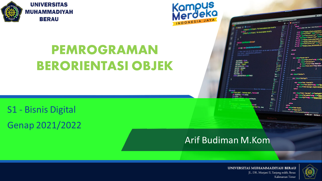 Pemograman Berbasis Objek/Object-oriented (A)